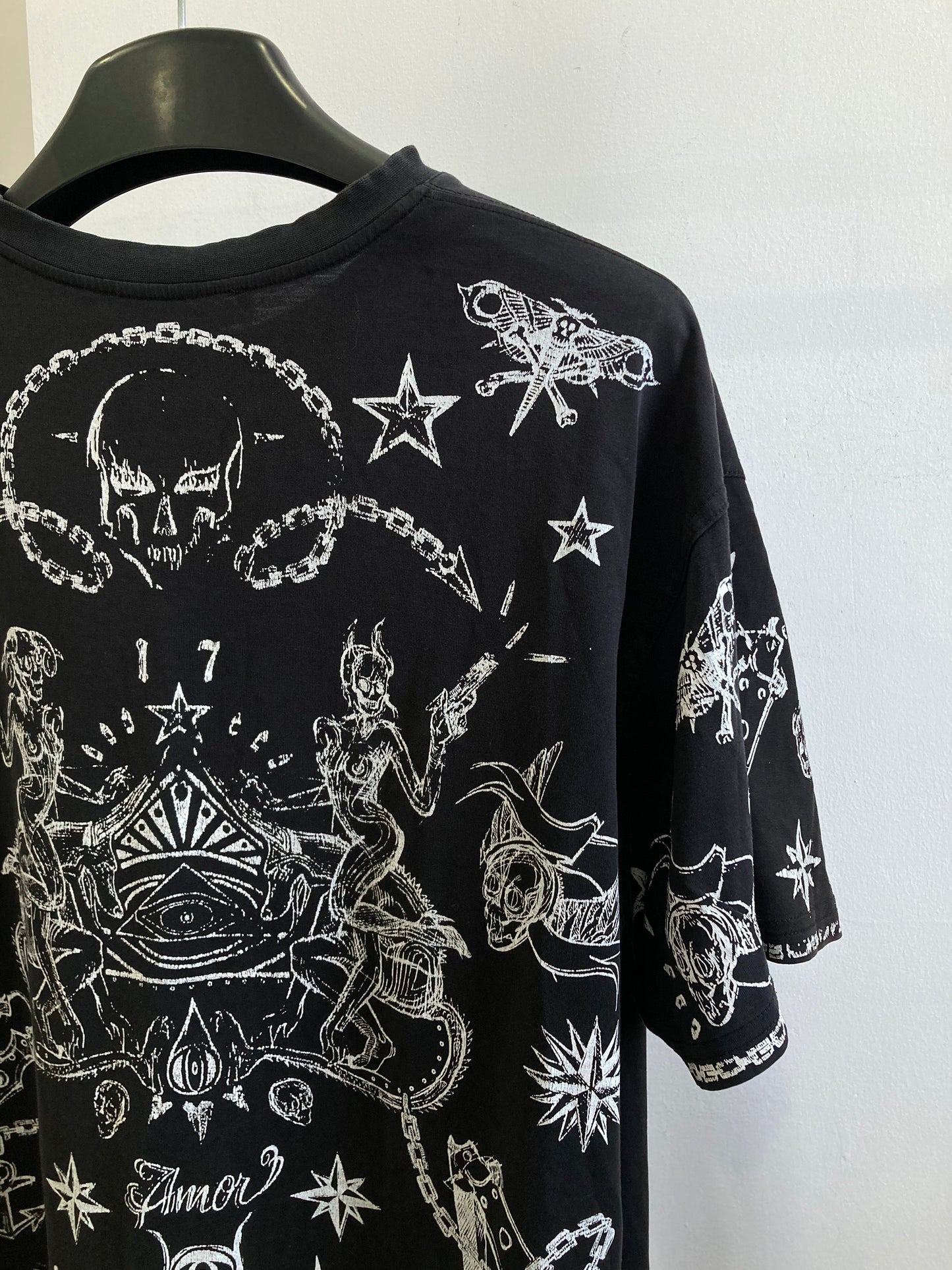 Givenchy Elmerinda Print Cotton T Shirt Large
