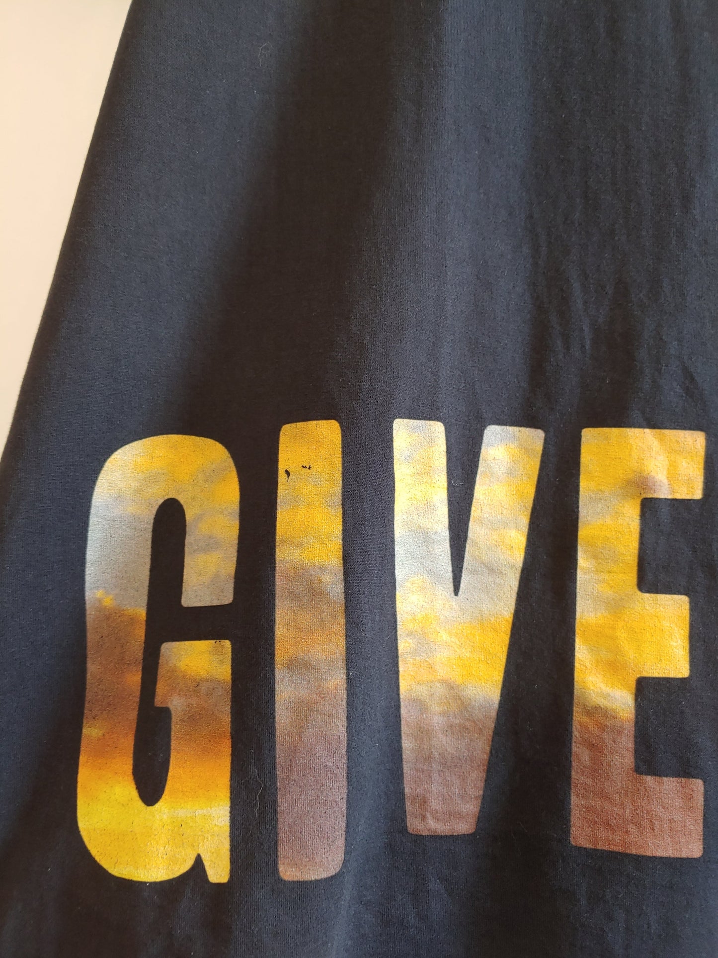 Givenchy Sunset Logo Black Cotton T Shirt S Oversized