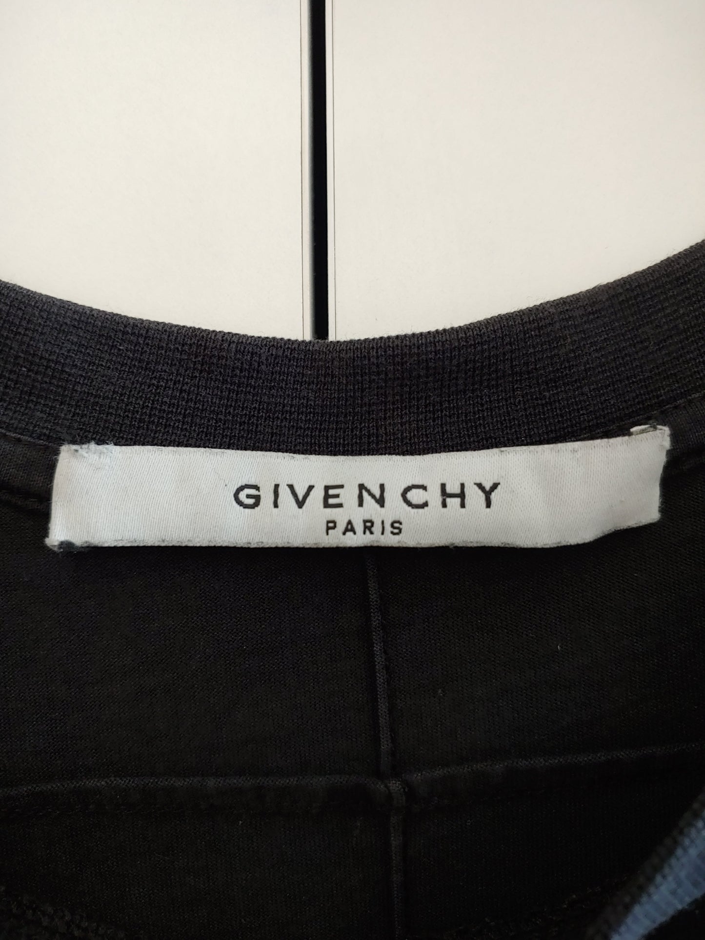 Givenchy Sunset Logo Black Cotton T Shirt S Oversized