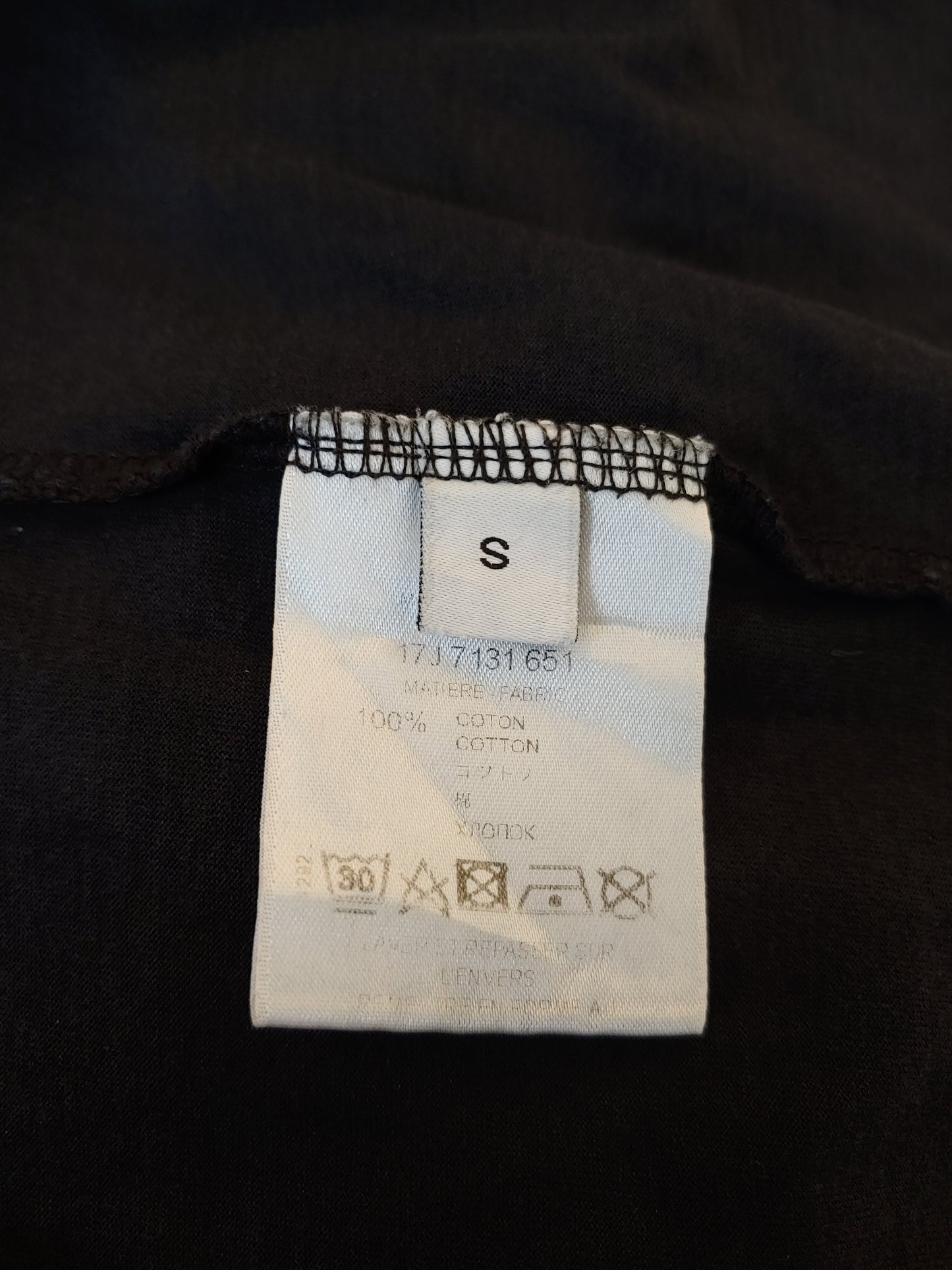 Givenchy Sunset Logo Black Cotton T Shirt S Oversized