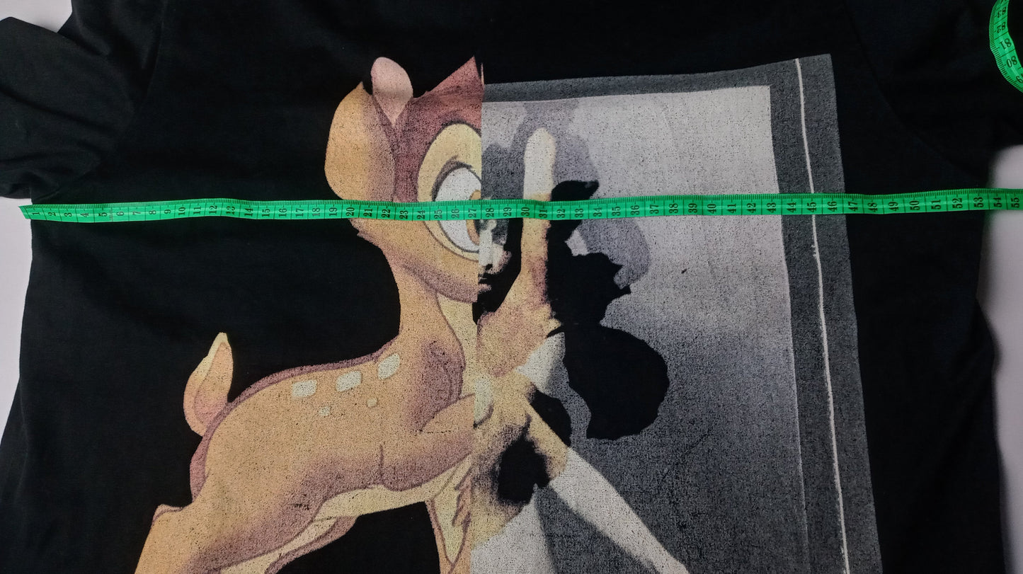 Givenchy Bambi Print Cotton T Shirt Xs Oversized