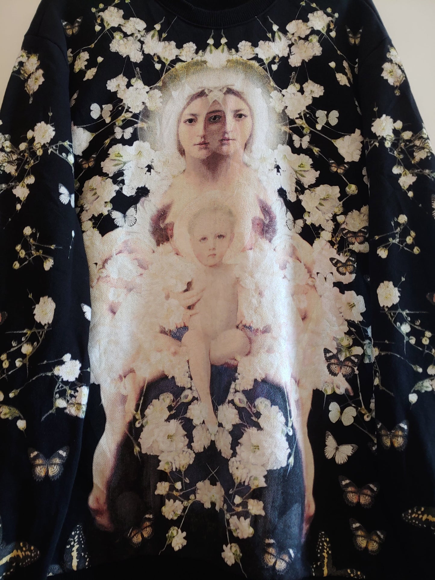 Givenchy Madonna Floral Print  Sweatshirt Xs