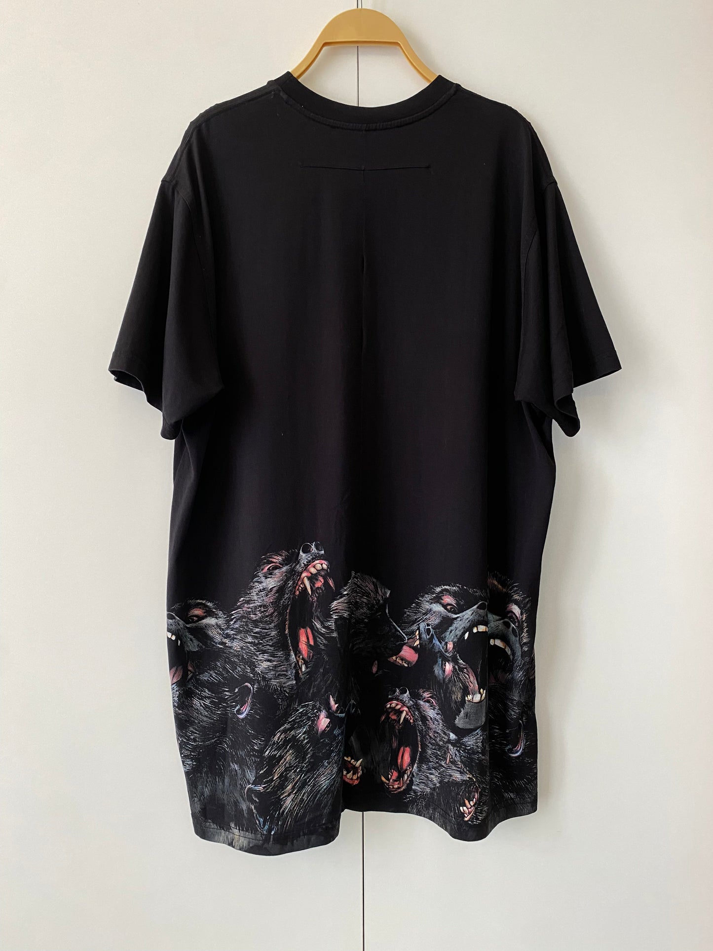 Givenchy Monkey Print Black Cotton T Shirt Large Oversized