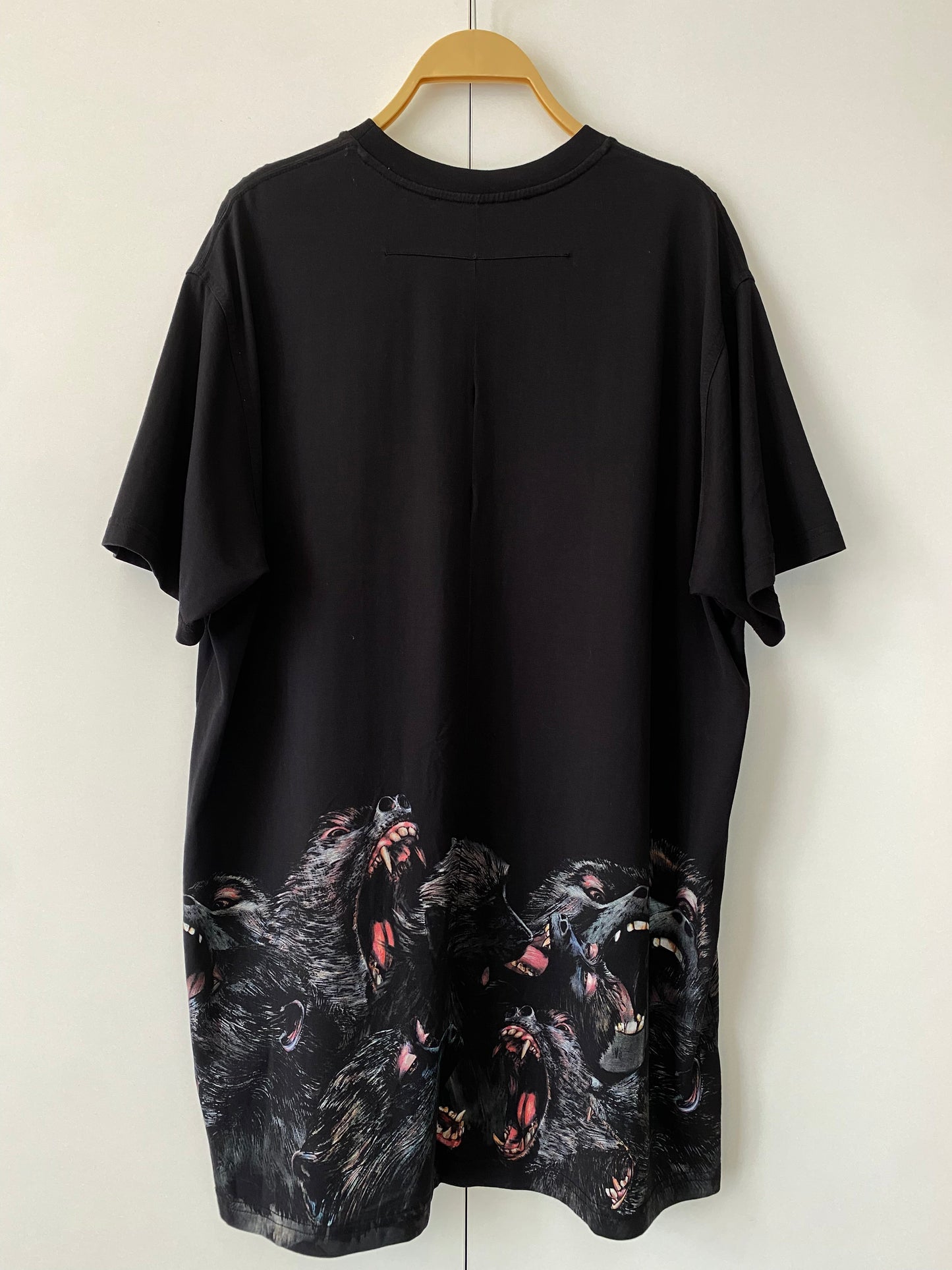 Givenchy Monkey Print Black Cotton T Shirt Large Oversized