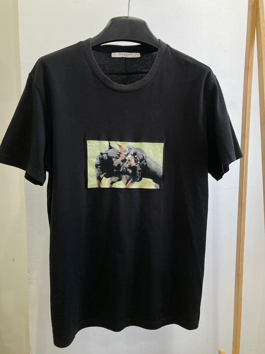 Givenchy Box Rottweiler T Shirt Black Cotton  Xs Oversized