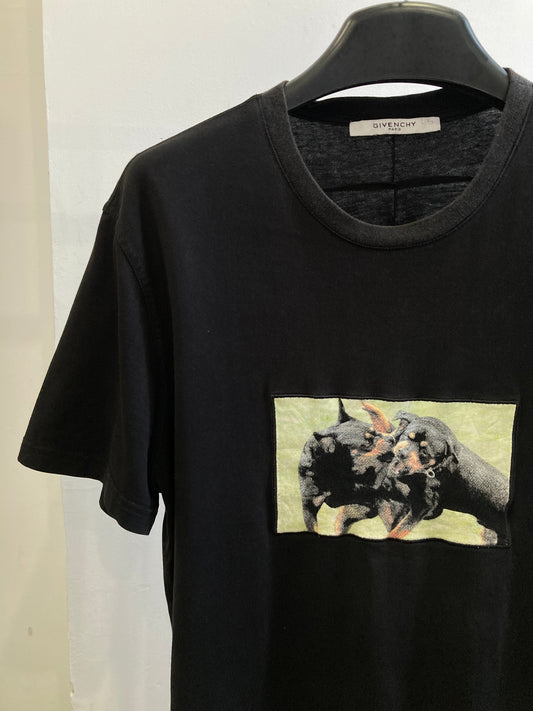 Givenchy Box Rottweiler T Shirt Black Cotton  Xs Oversized