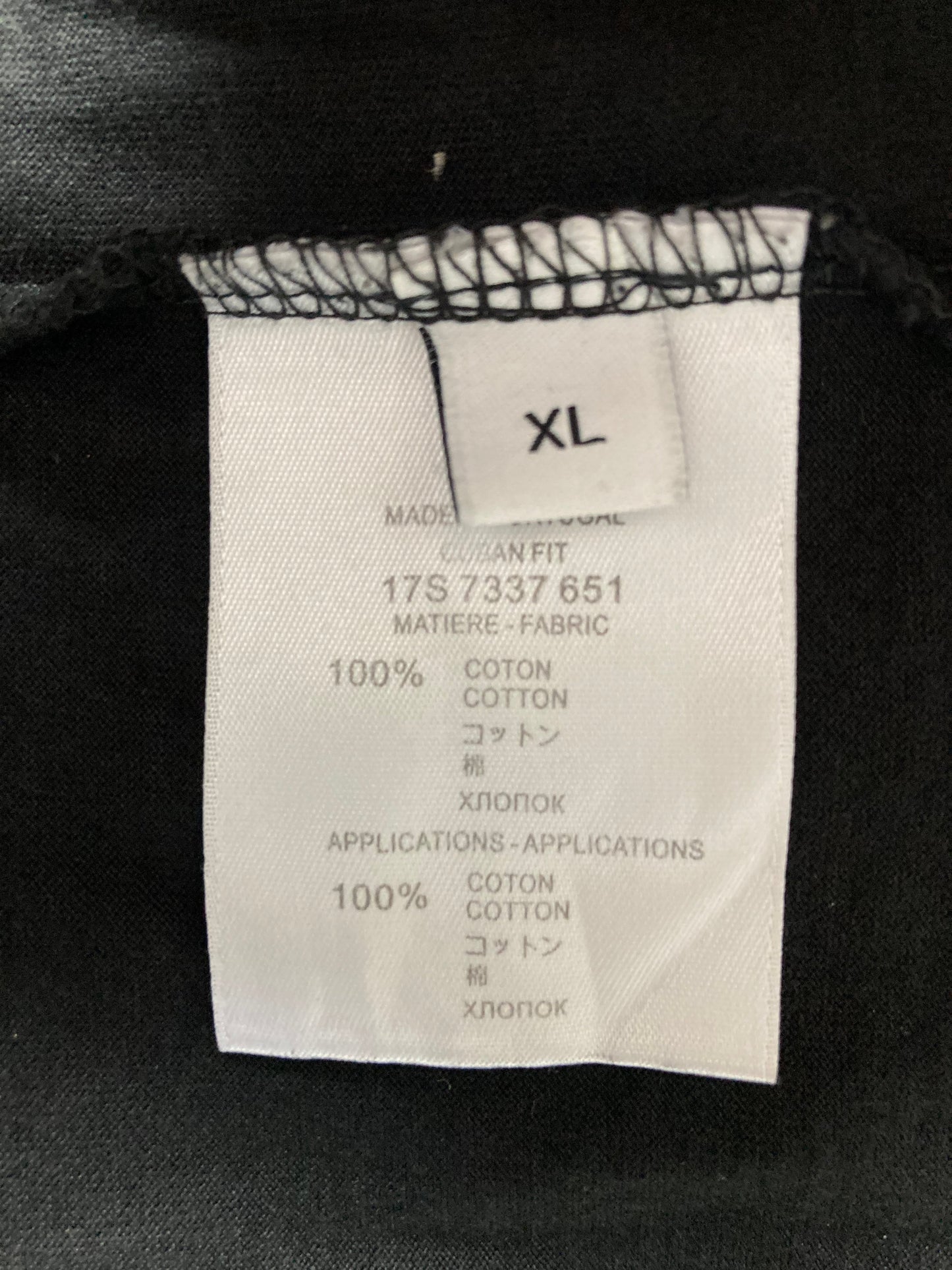 Givenchy Box Rottweiler T Shirt Black Cotton  Xs Oversized