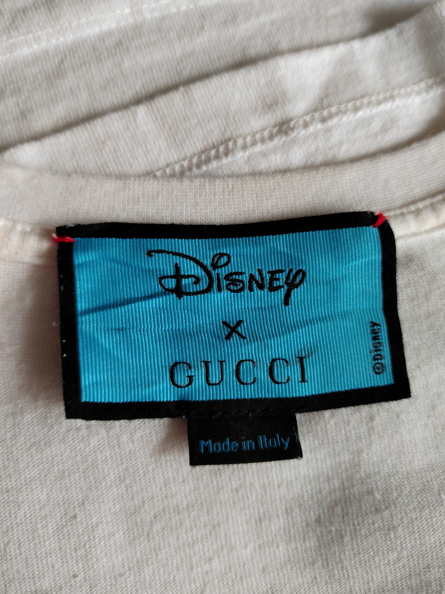 Gucci Disney Donald Duck  Off White Cotton T Shirt  M Regular Fit
