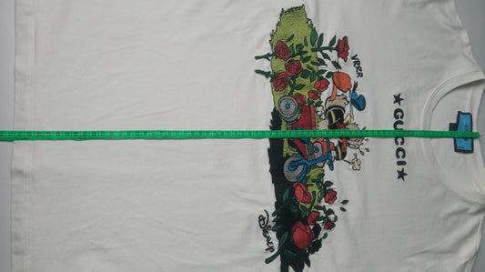Gucci Disney Donald Duck  Off White Cotton T Shirt  M Regular Fit