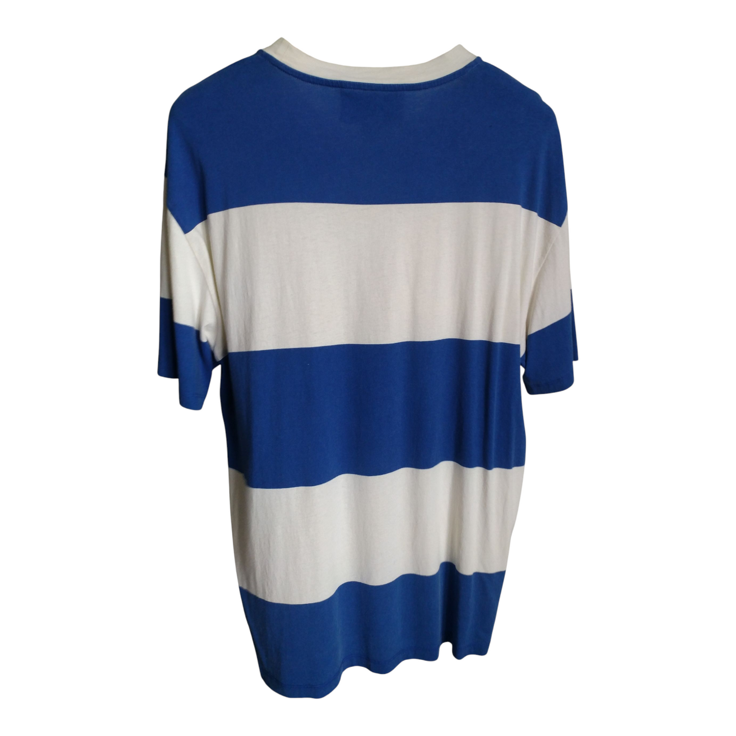Gucci Blue And White Striped T Shirt Size Medium