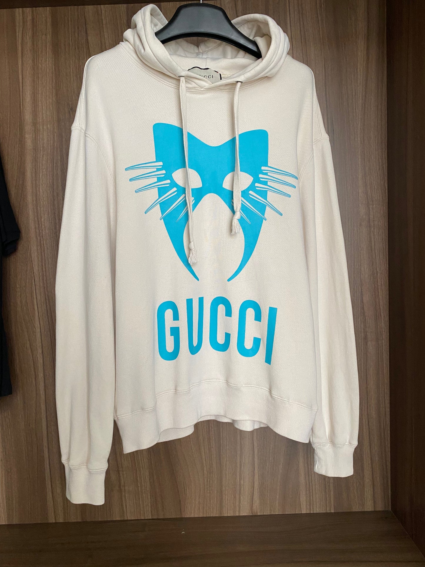 Gucci Ivory Mask Hooded Sweatshirt