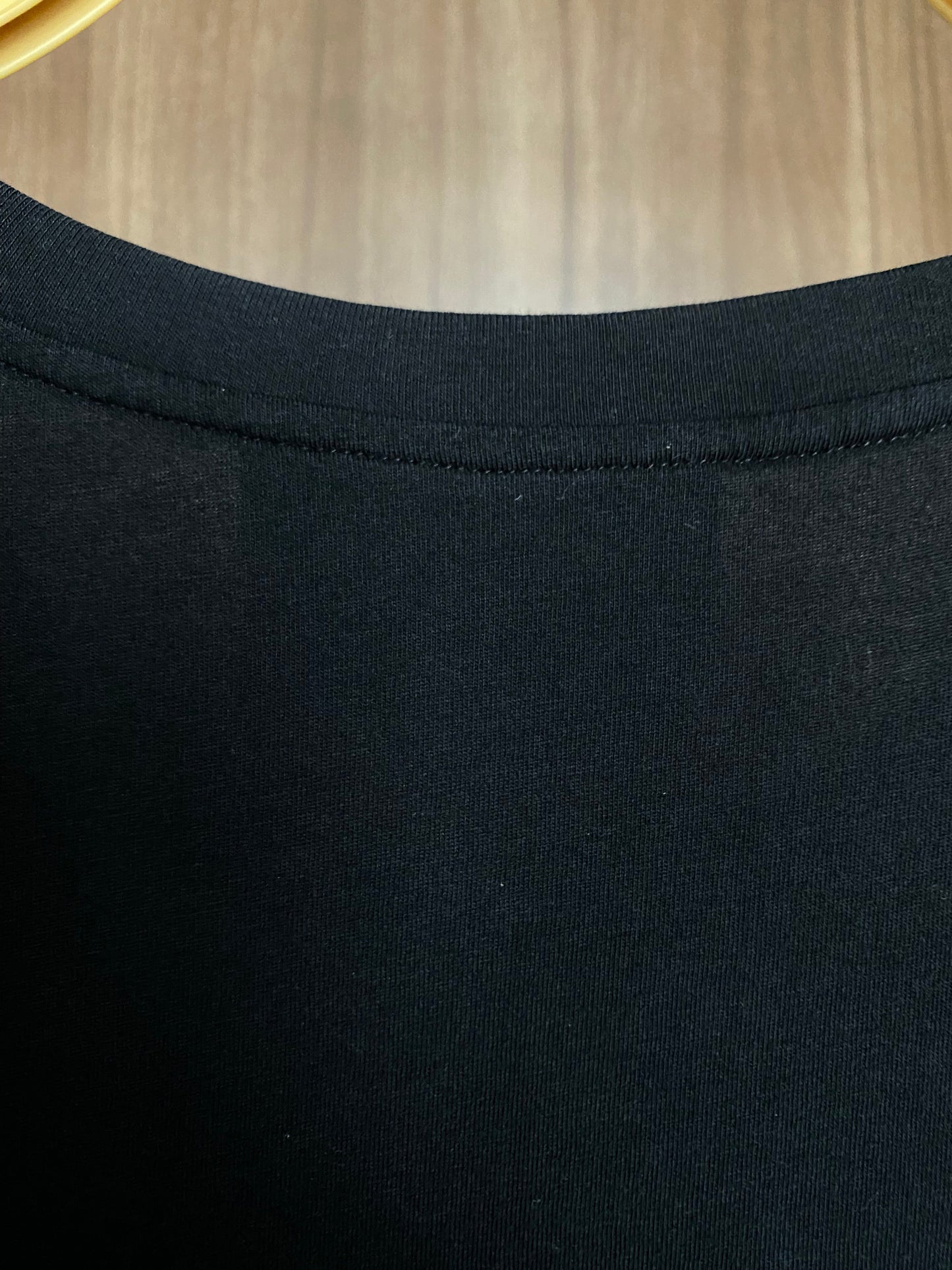 Gucci Logo Black Cotton T Shirt