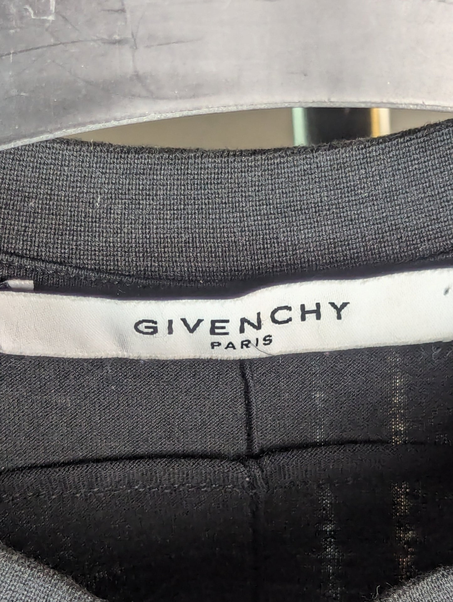 Givenchy Distressed Logo Black Cotton S Oversized