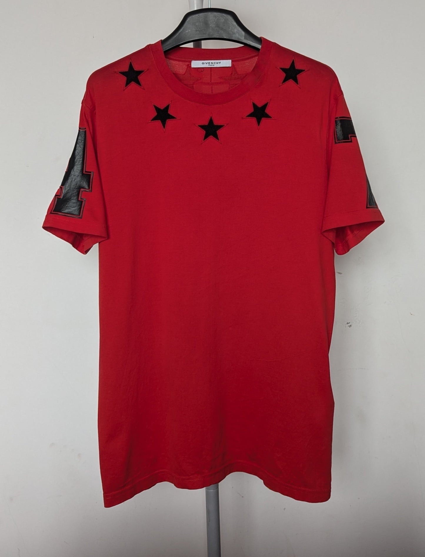 Givenchy 47 Stars Cotton Red T Shirt Medium