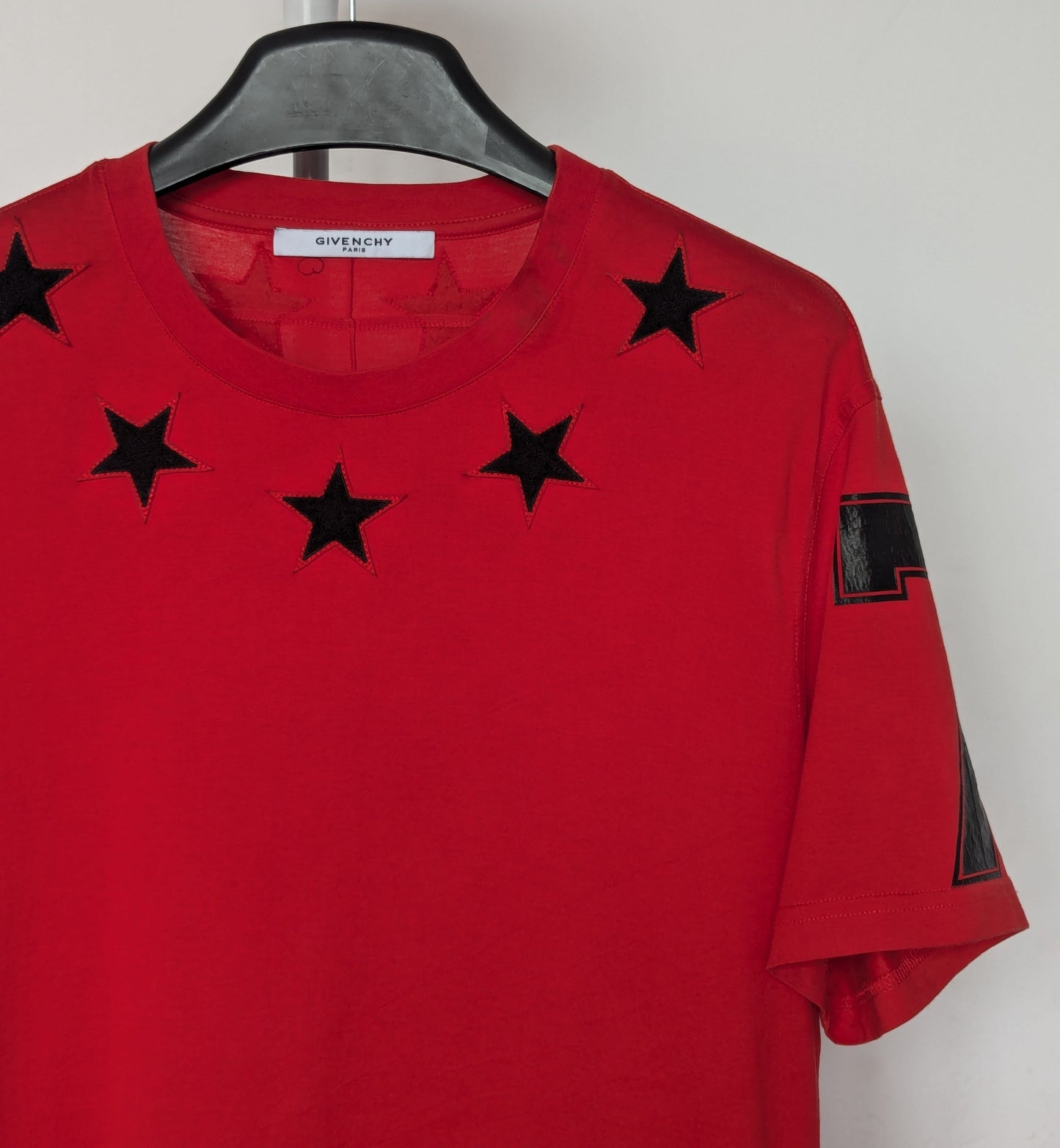 Givenchy 47 Stars Cotton Red T Shirt Medium