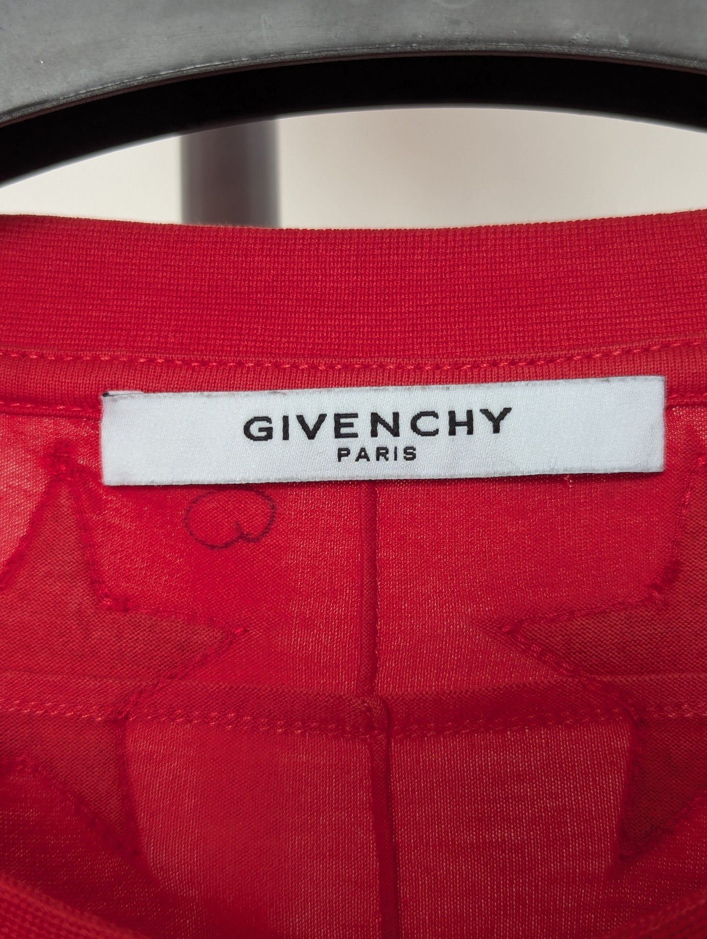 Givenchy 47 Stars Cotton Red T Shirt Medium