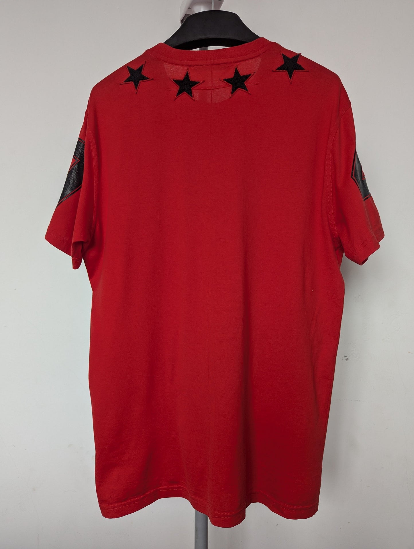 Givenchy 47 Stars Cotton Red T Shirt Medium