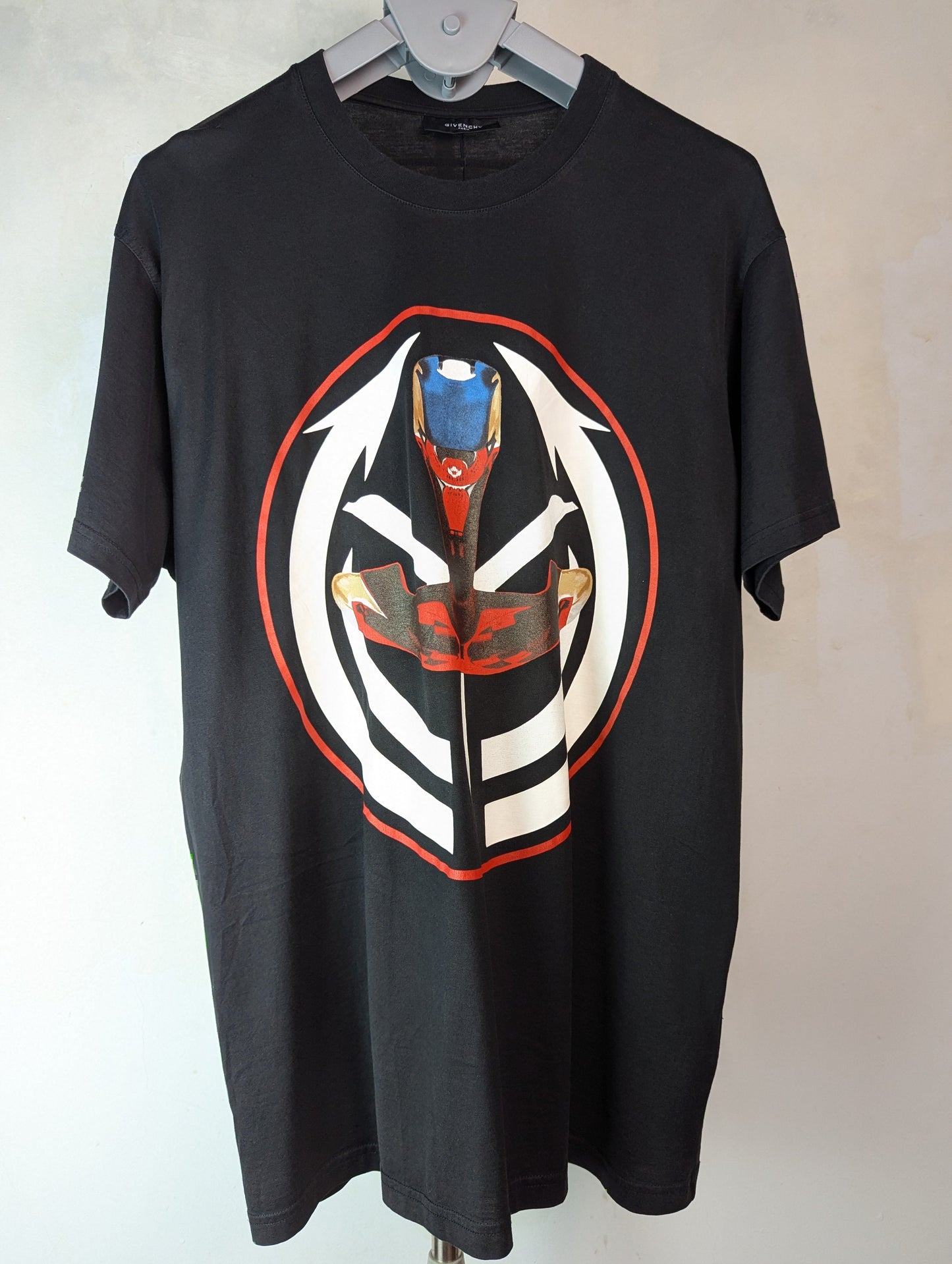 Givenchy Designer Masal Tribal Print Oversized M Tee