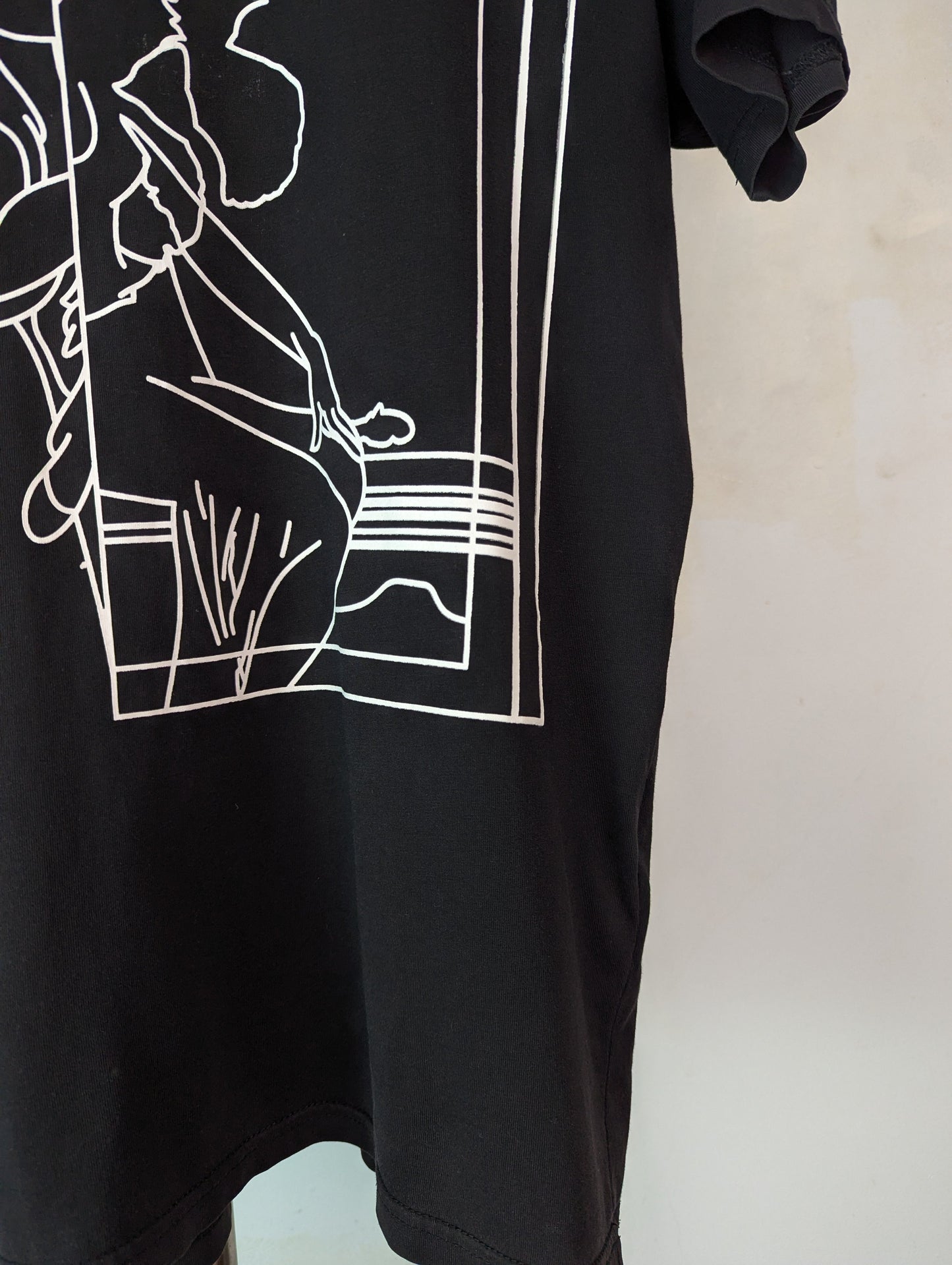 Givenchy Bambi White Outline Print Cotton S Oversized
