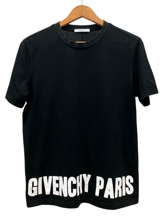 Givenchy Logo Black Cotton T Shirt Xs Cubanfit