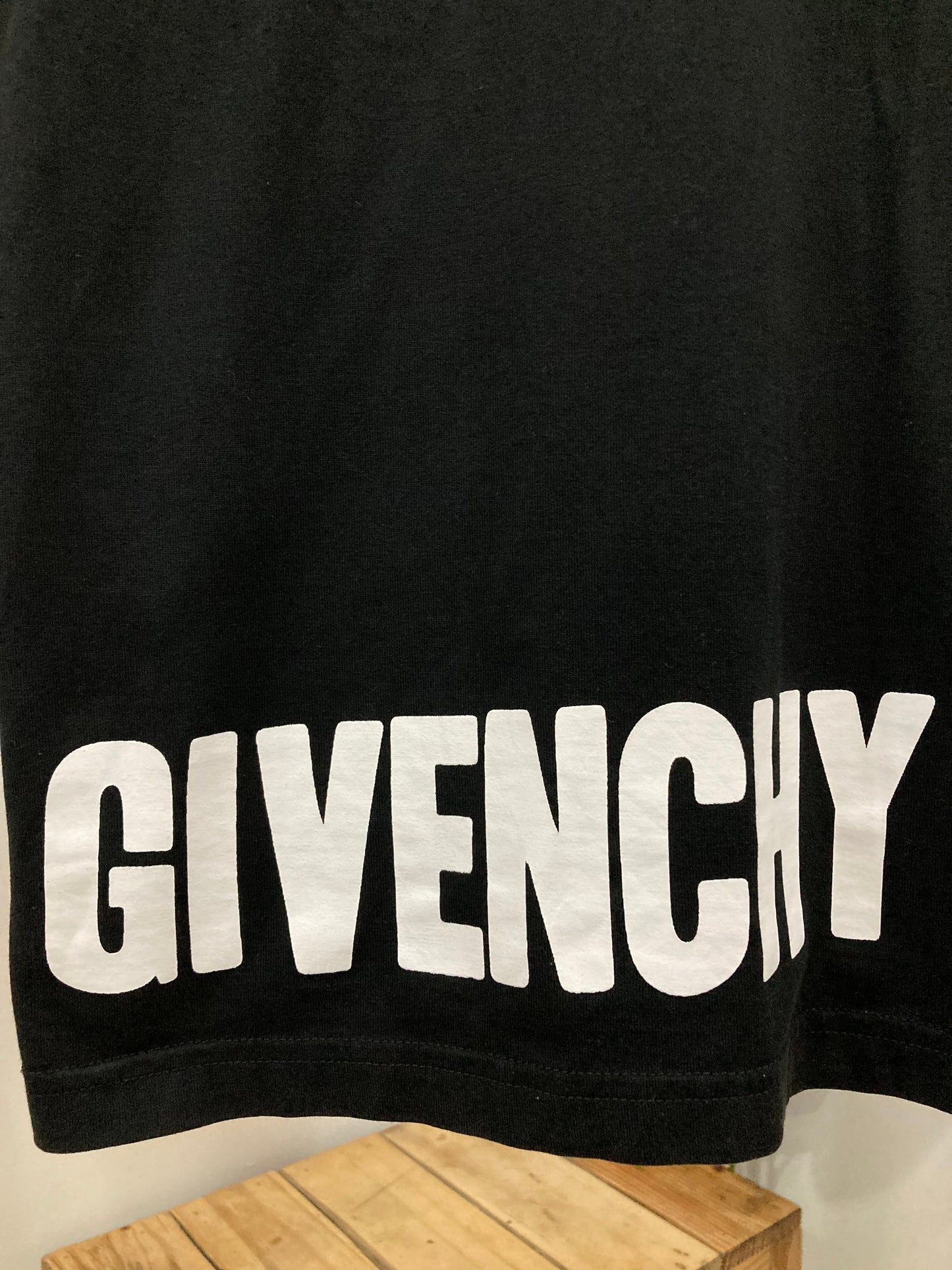 Givenchy Logo Black Cotton T Shirt Xs Cubanfit