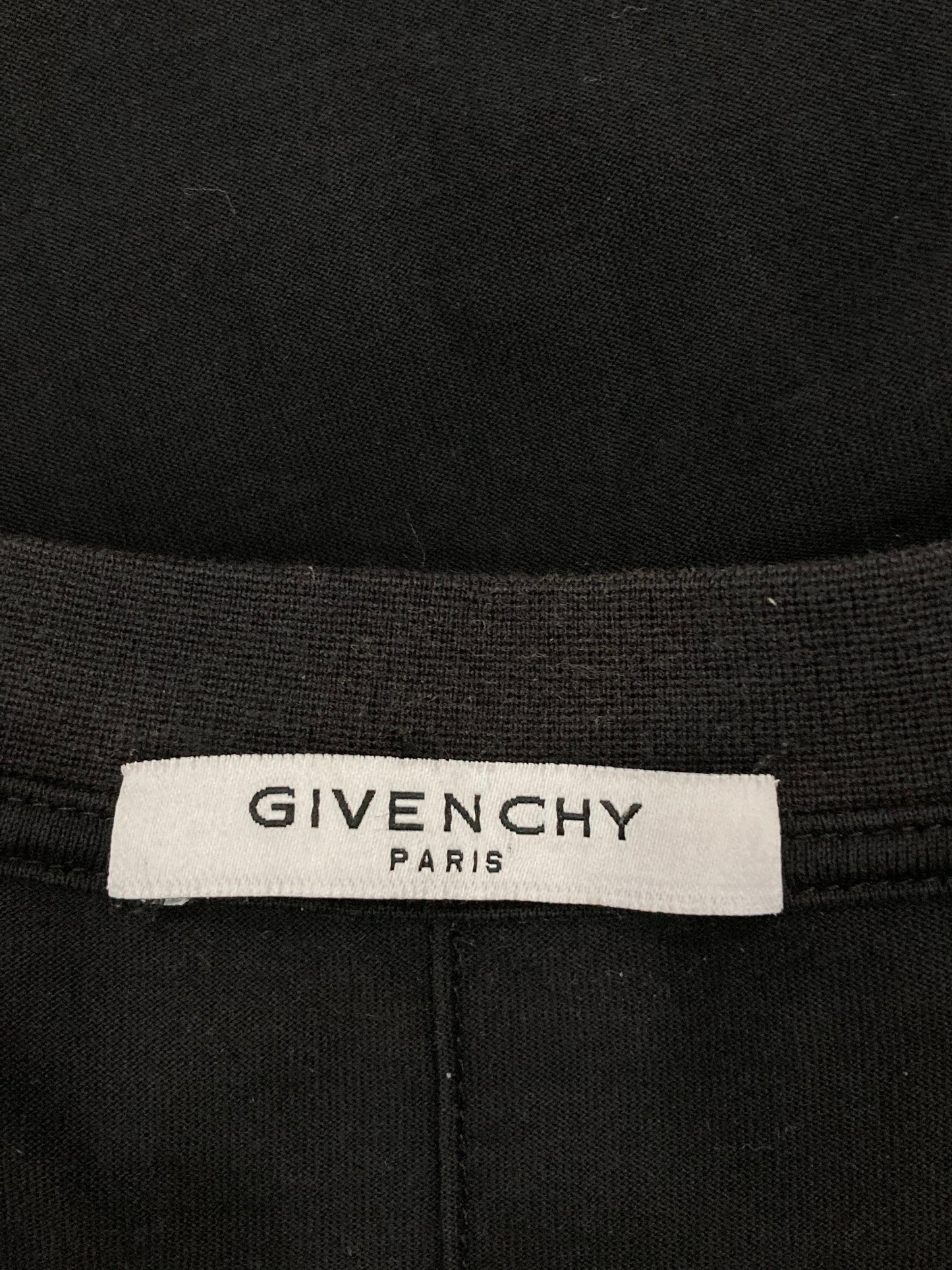 Givenchy Logo Black Cotton T Shirt Xs Cubanfit