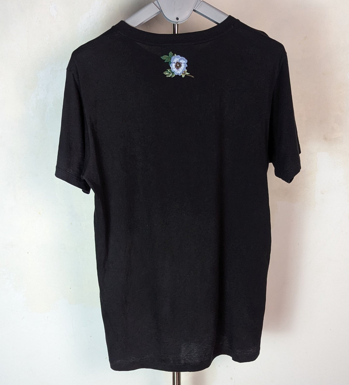 Gucci Logo Signature Black Cotton T Shirt S