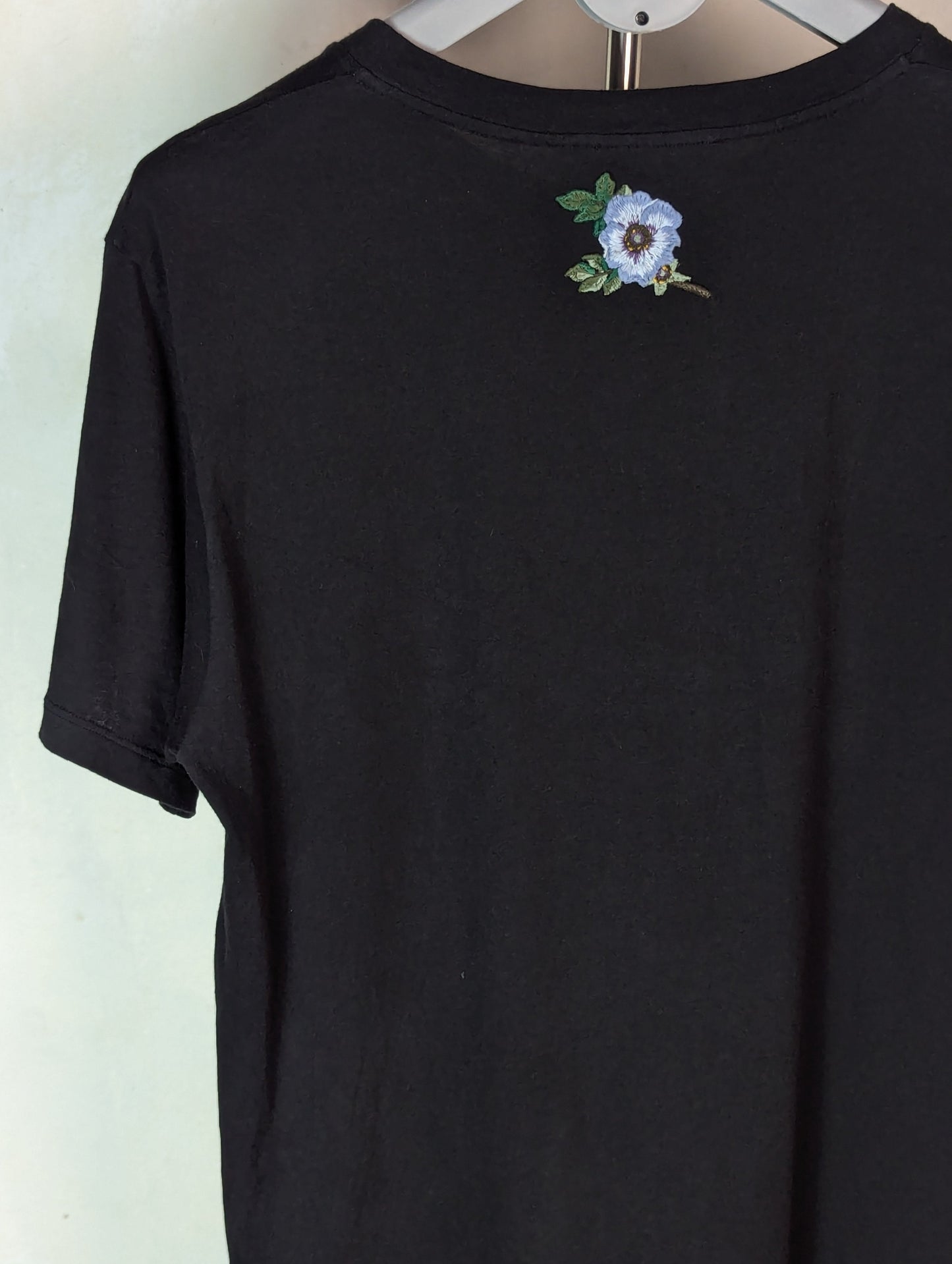 Gucci Logo Signature Black Cotton T Shirt S
