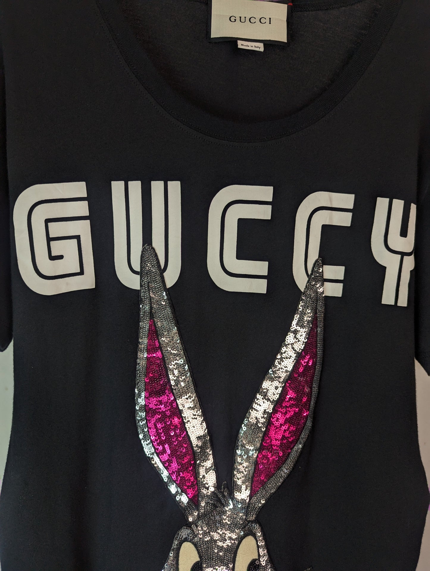 Gucci Crystal Bug Bunny T Shirt Xs