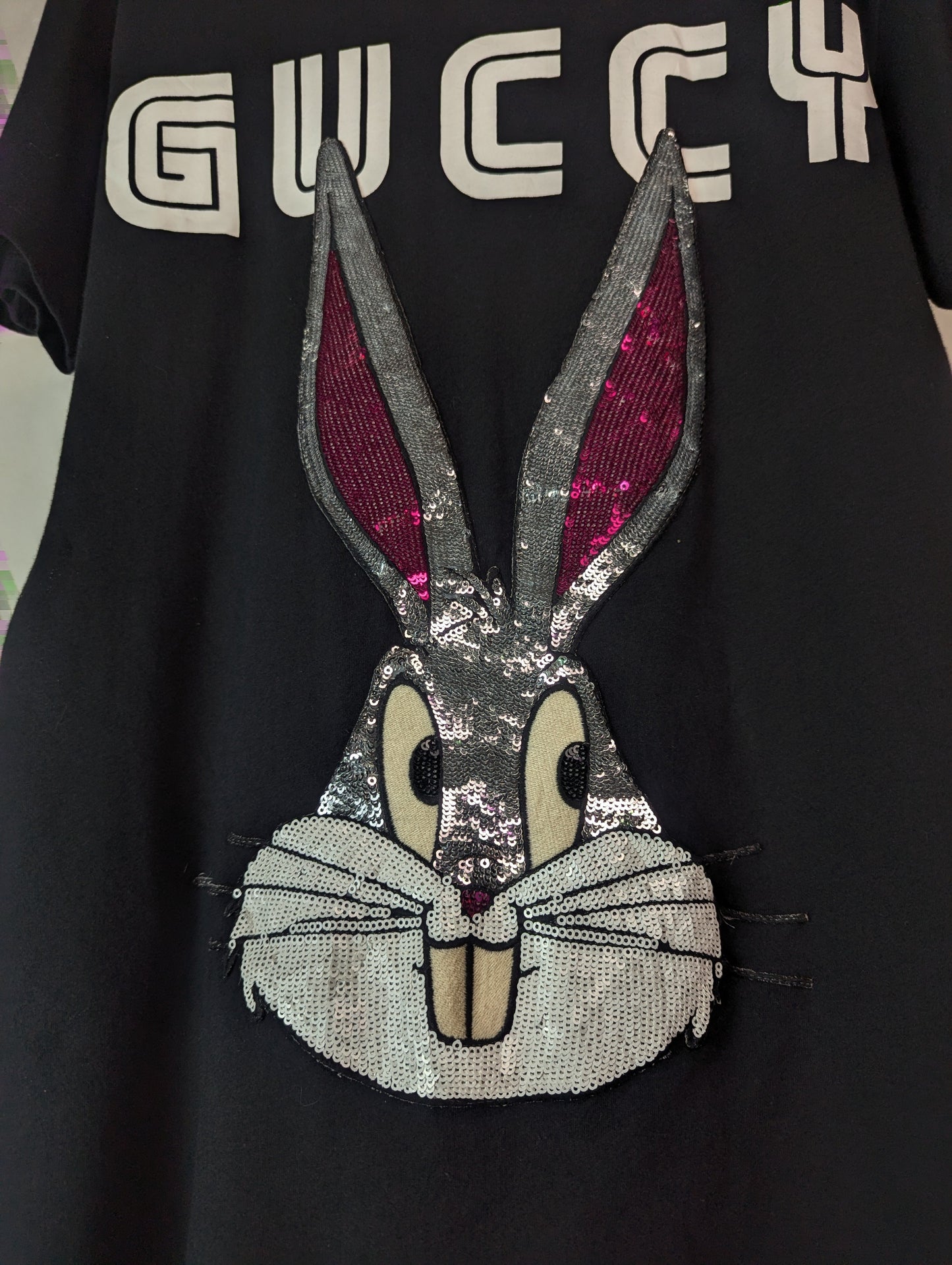 Gucci Crystal Bug Bunny T Shirt Xs