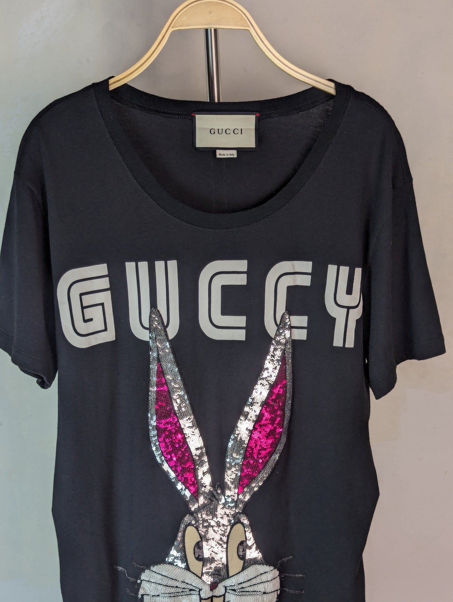 Gucci Crystal Bug Bunny T Shirt Xs