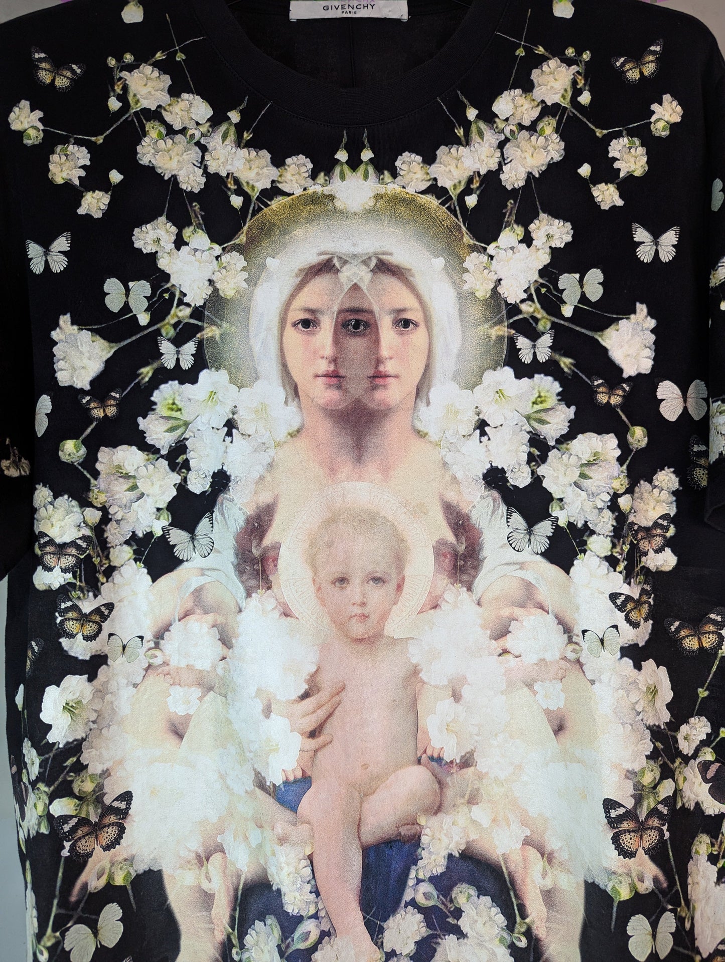Givenchy Madonna Baby Breath Cotton T Shirt M