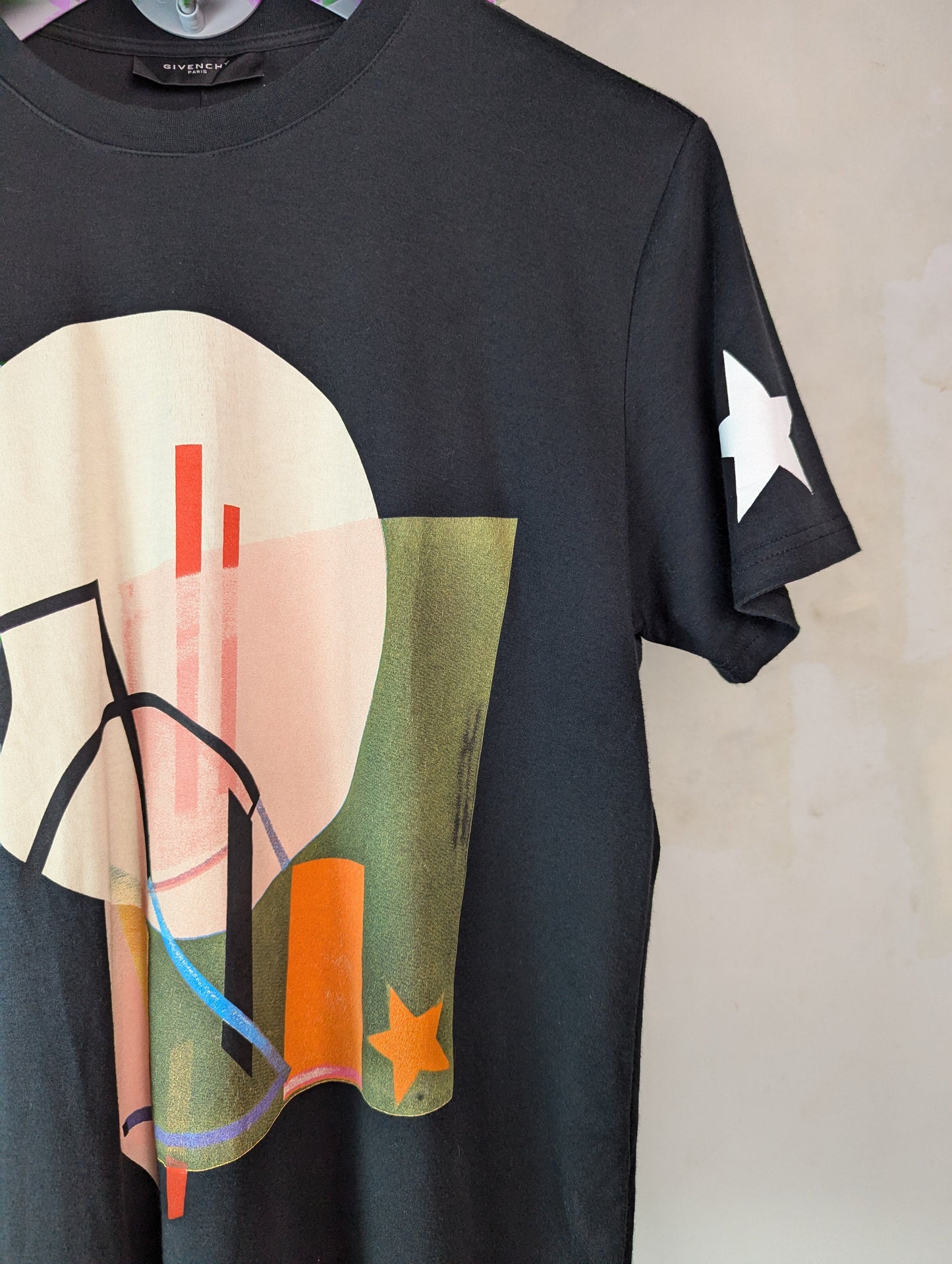 Givenchy Rare Geometric Print Star T Shirt M Oversized