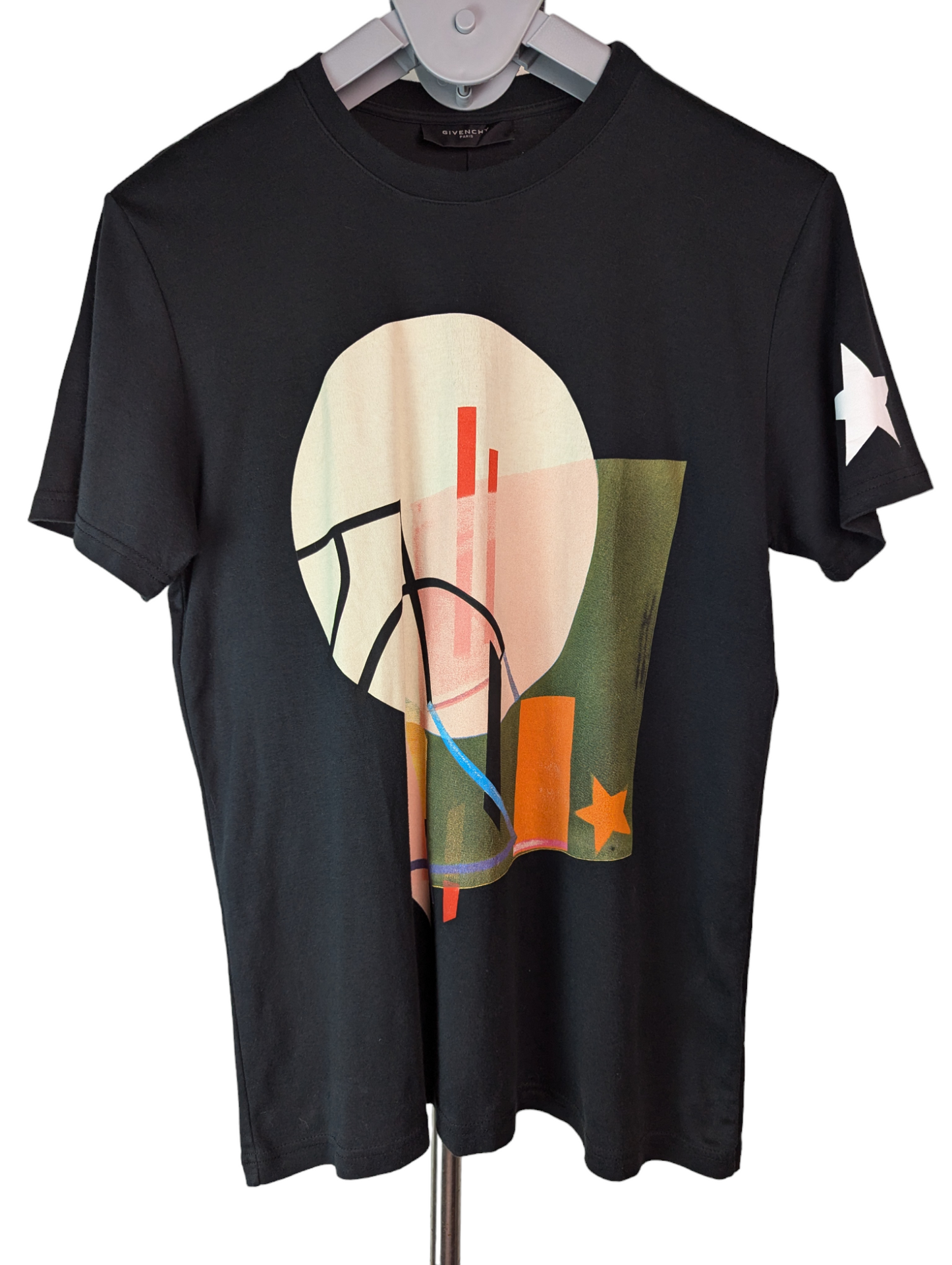 Givenchy Rare Geometric Print Star T Shirt M Oversized
