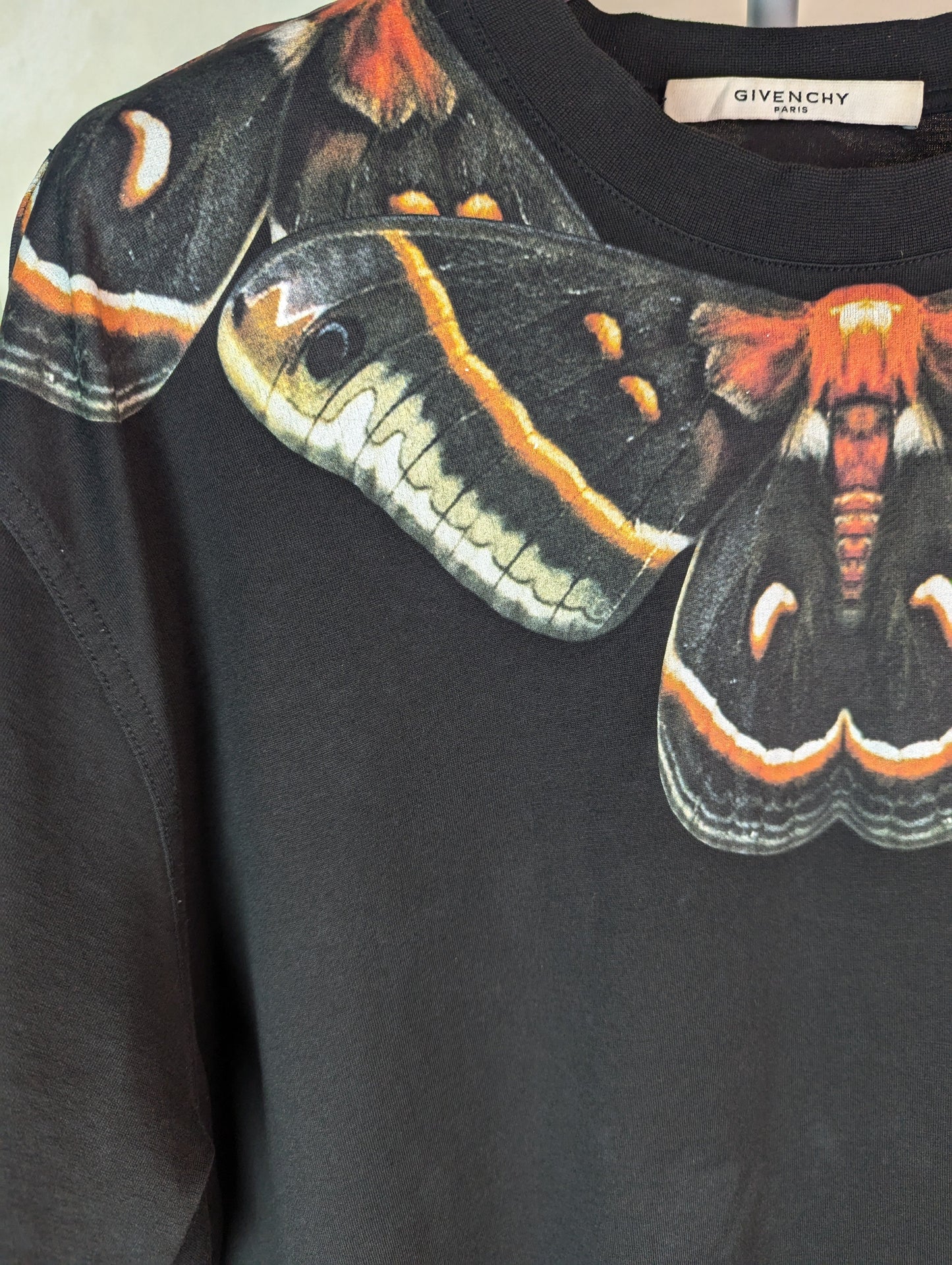 Givenchy Butterfly Print Xl Oversized T Shirt