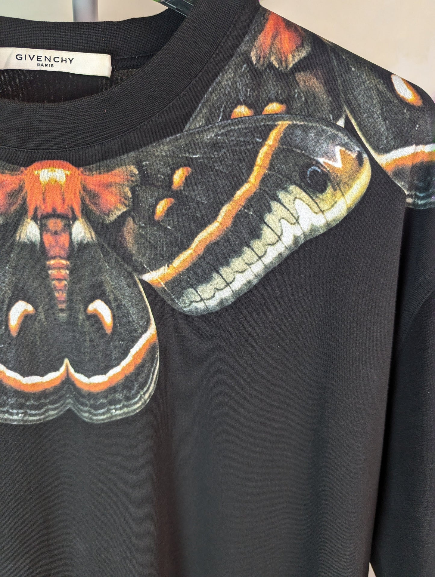 Givenchy Butterfly Print Xl Oversized T Shirt