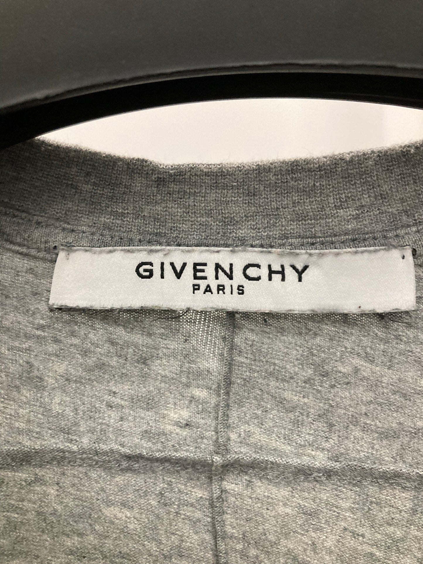 Givenchy Rottweiler Embroiered Logo Grey T Shirt Medium Oversized