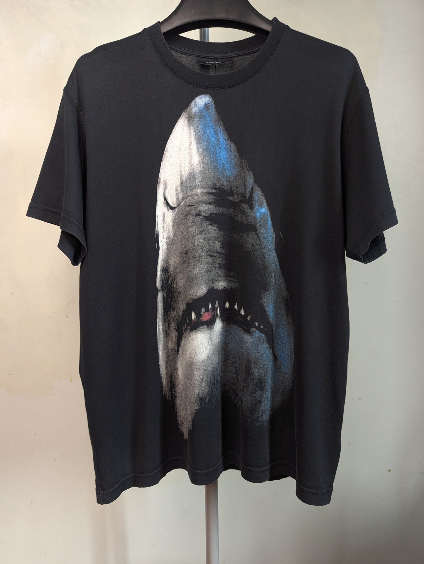 Givenchy Rottweiler Embroiered Logo Grey T Shirt Medium Oversized