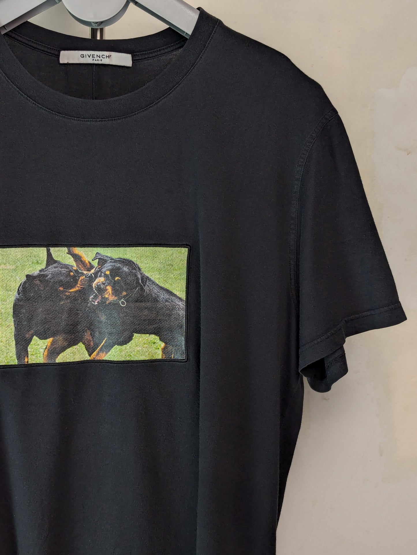 Givenchy Rottweiler Box Embroidery T Shirt Large
