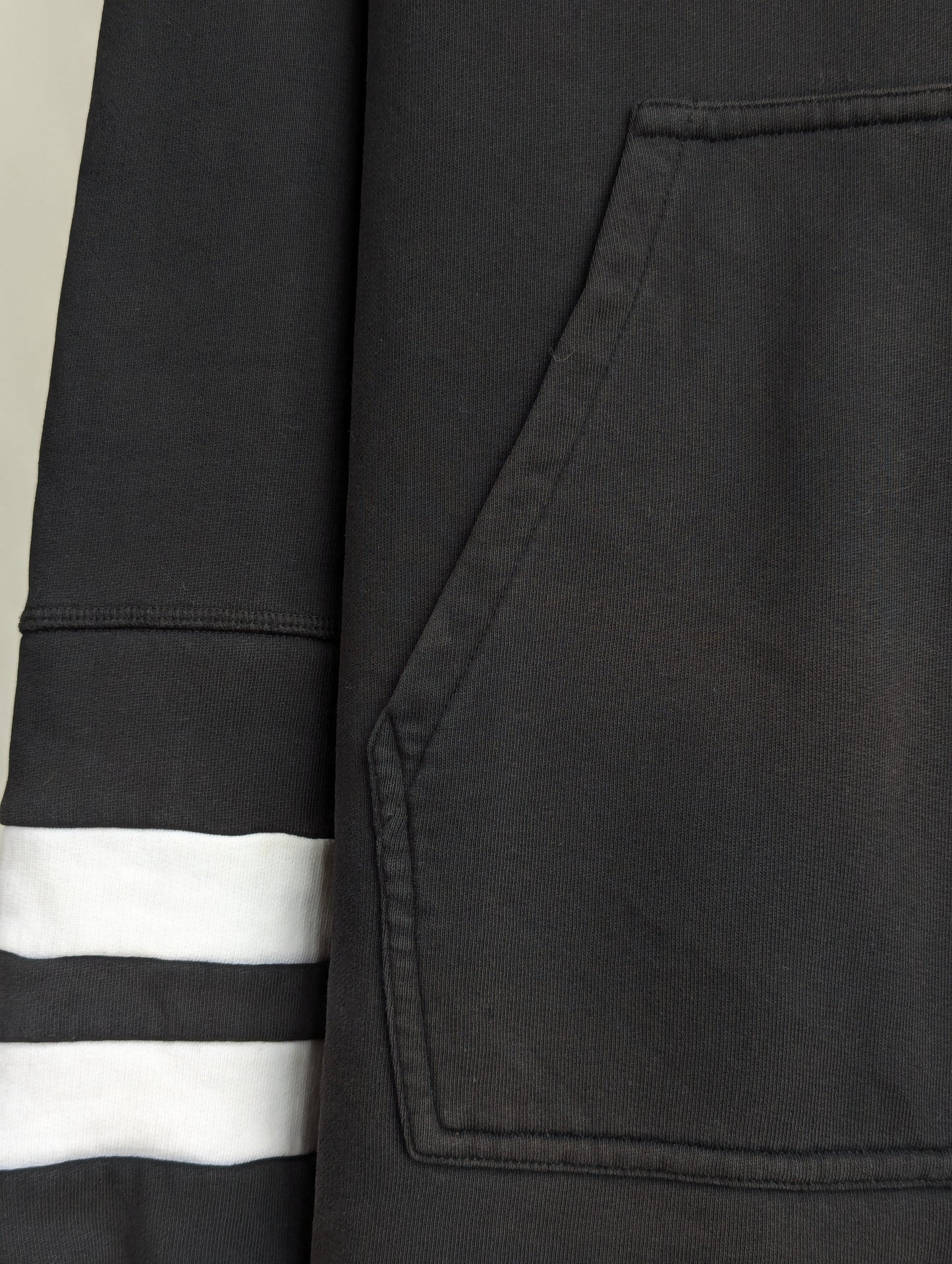 Vintage 00S Burberry Striped Oversized Hoodie Xl