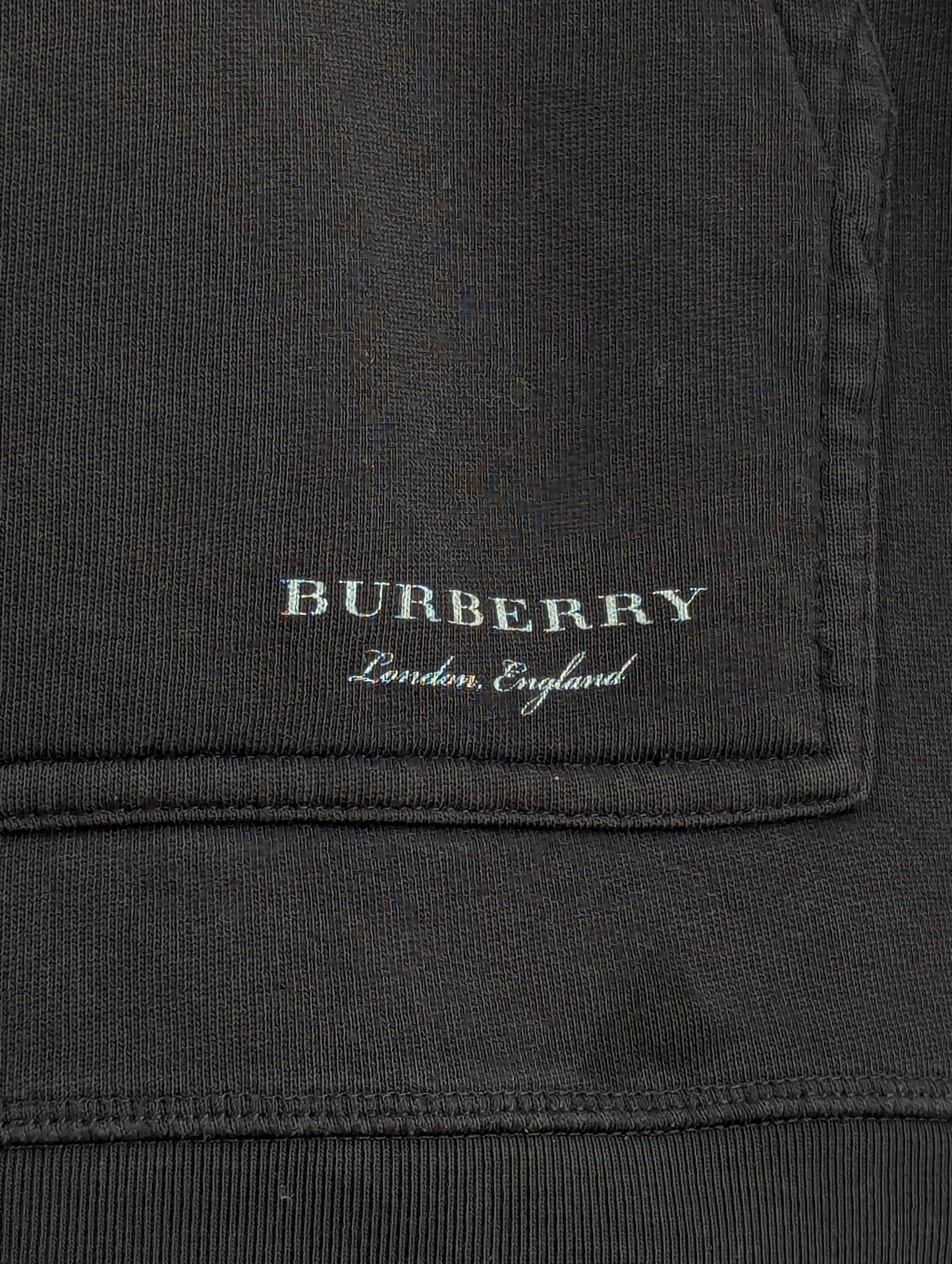 Vintage 00S Burberry Striped Oversized Hoodie Xl