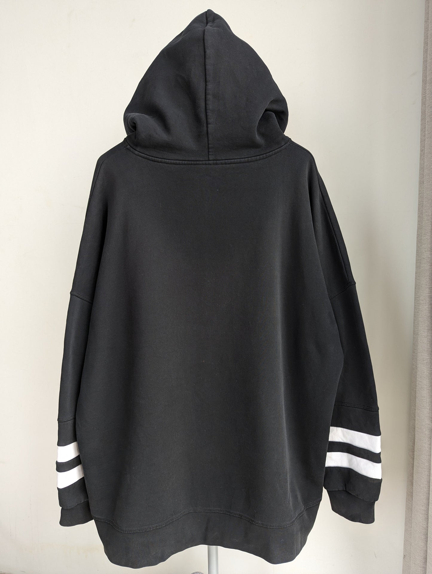 Vintage 00S Burberry Striped Oversized Hoodie Xl