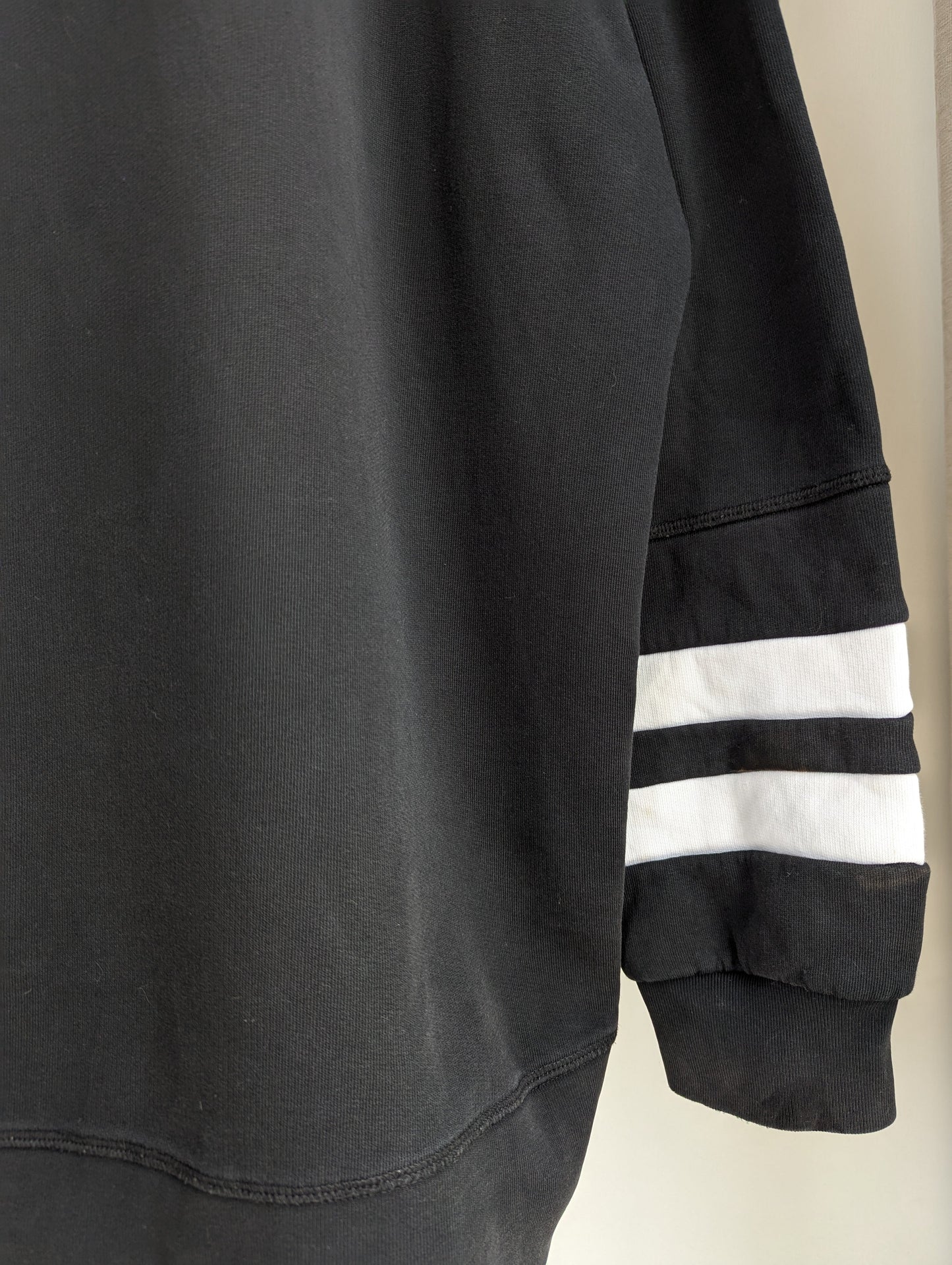 Vintage 00S Burberry Striped Oversized Hoodie Xl