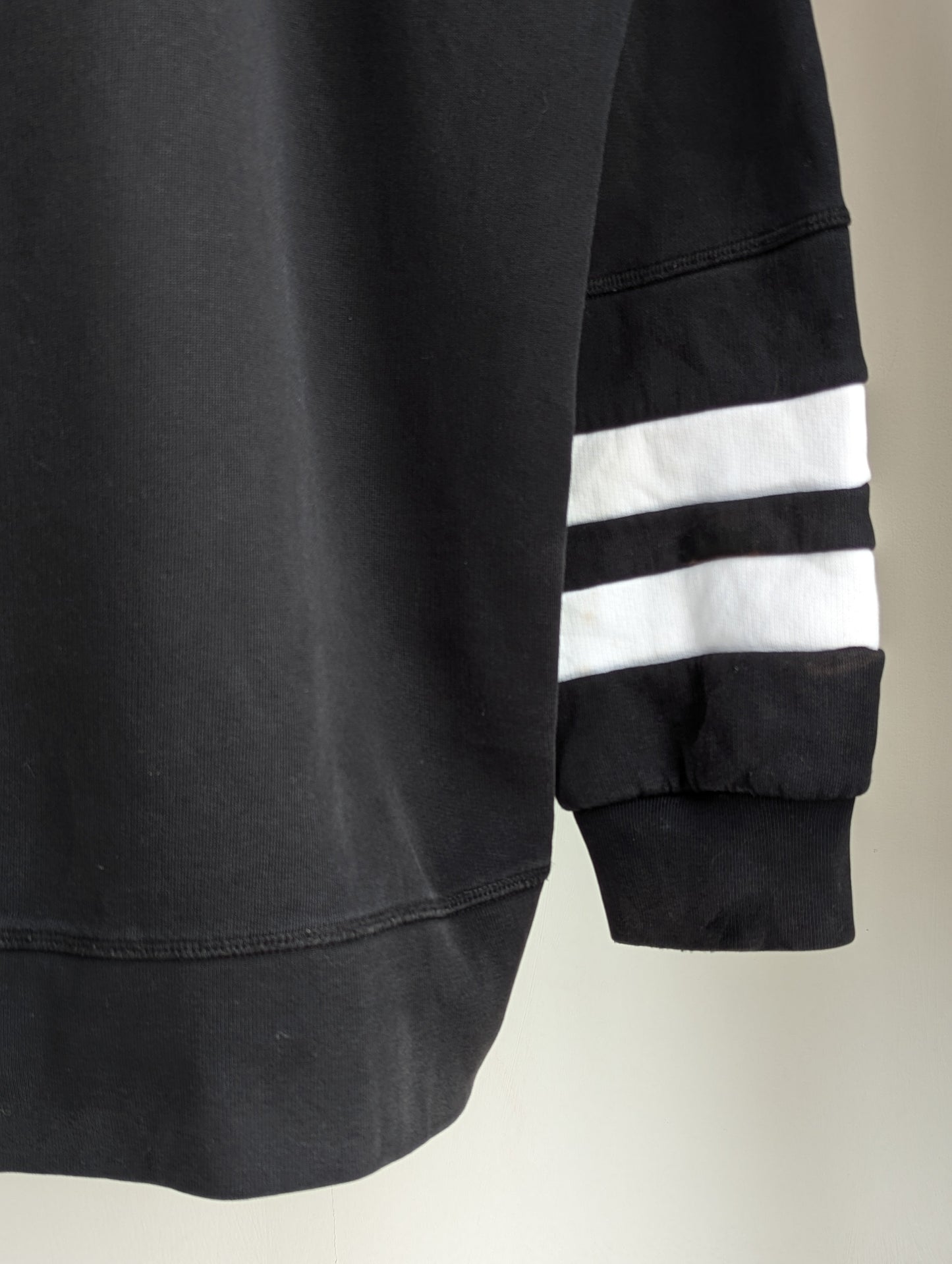 Vintage 00S Burberry Striped Oversized Hoodie Xl