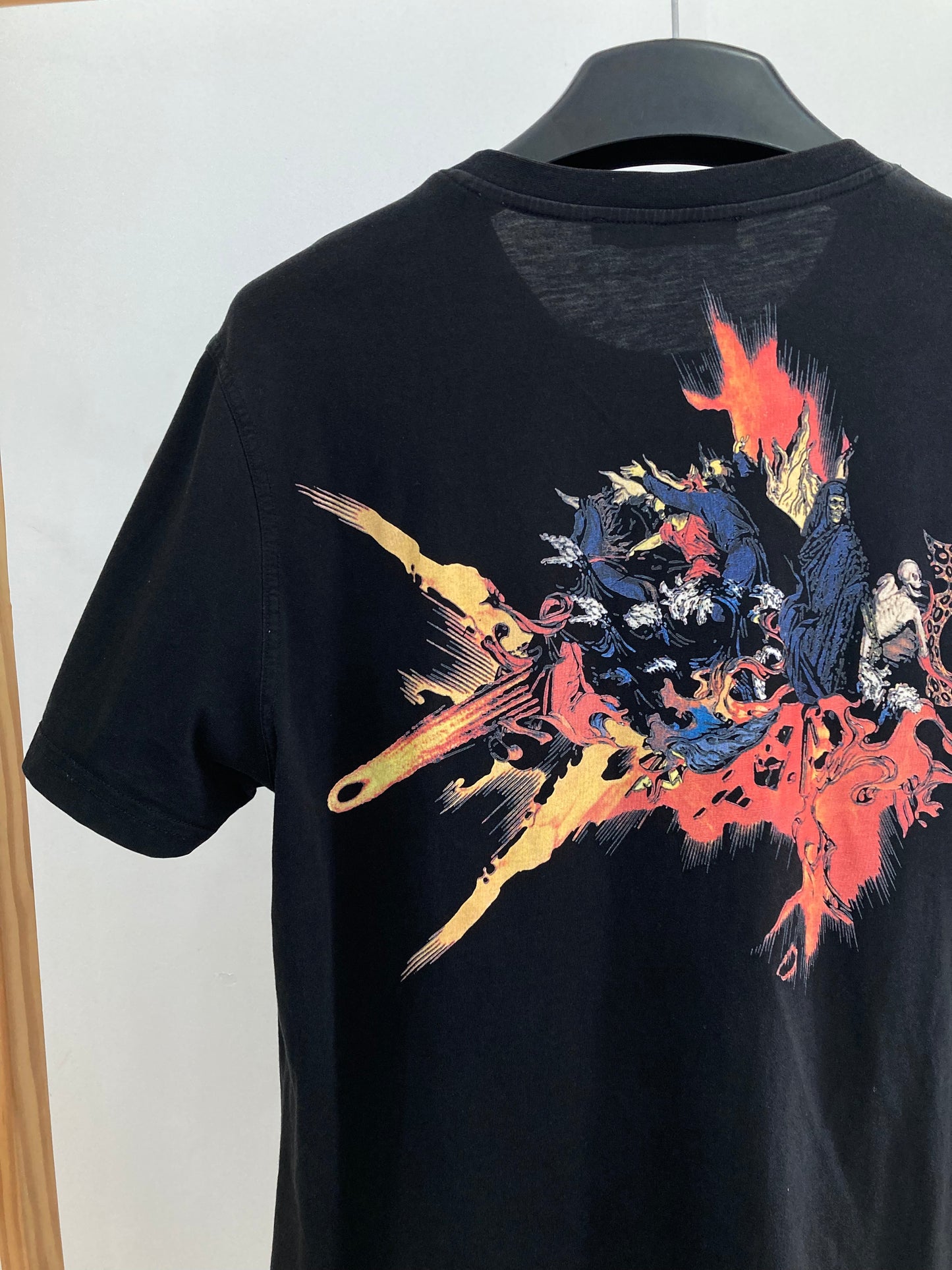 Givenchy Skull Angel Flame T Shirt