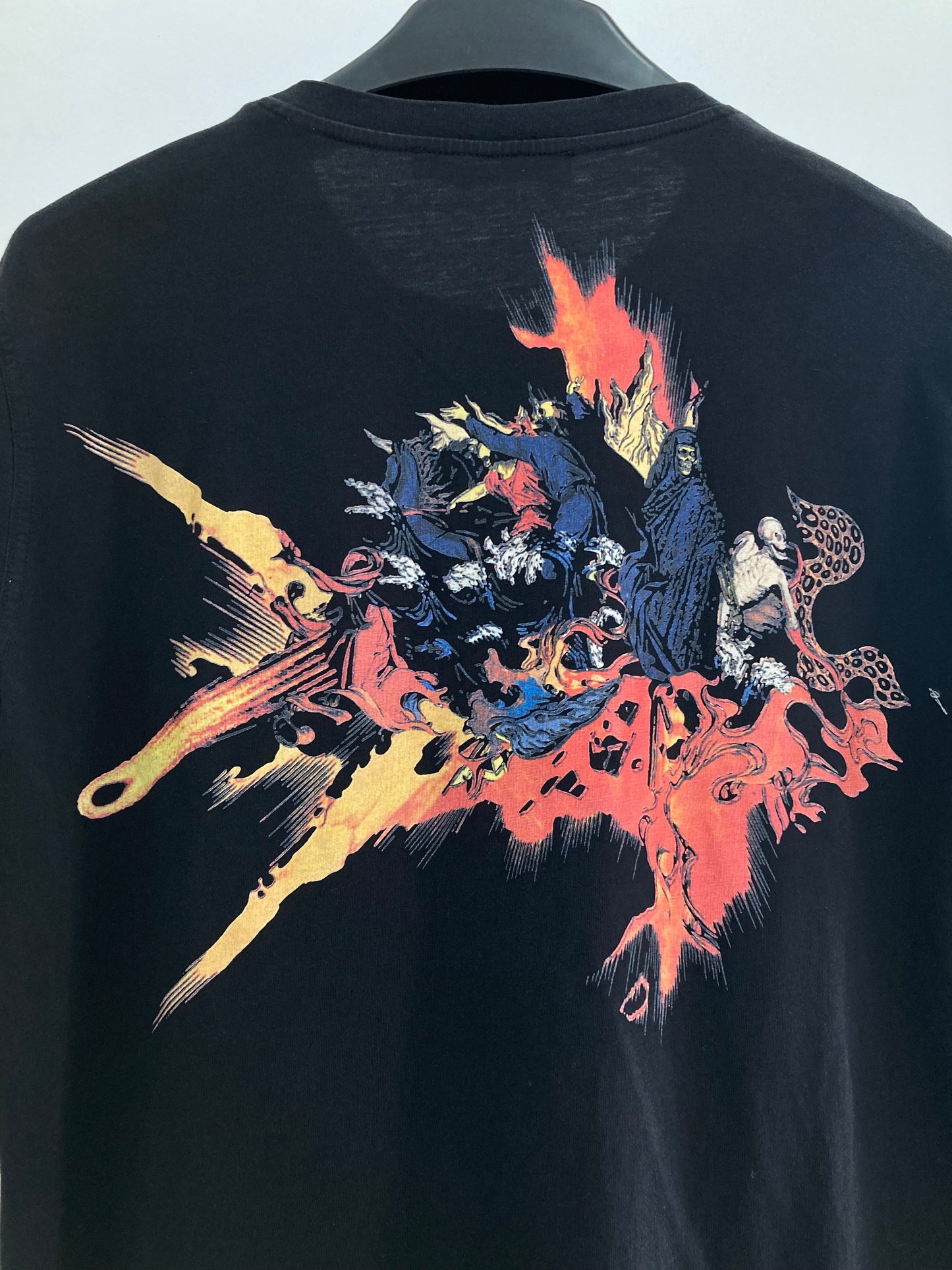Givenchy Skull Angel Flame T Shirt