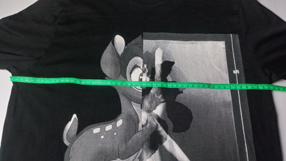 Givenchy Bambi Print Monochrome Cotton T Shirt  Xs Oversized