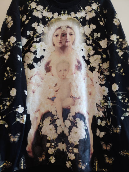 Givenchy Madonna Floral Print  Sweatshirt Xs