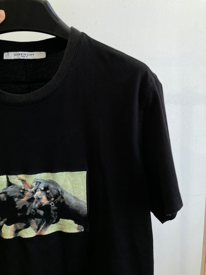 Givenchy Box Rottweiler T Shirt Black Cotton  Xs Oversized