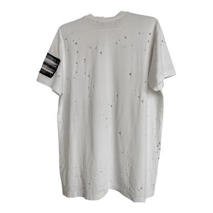 Givenchy Jesus Patch Distressed T Shirt Xs Oversized